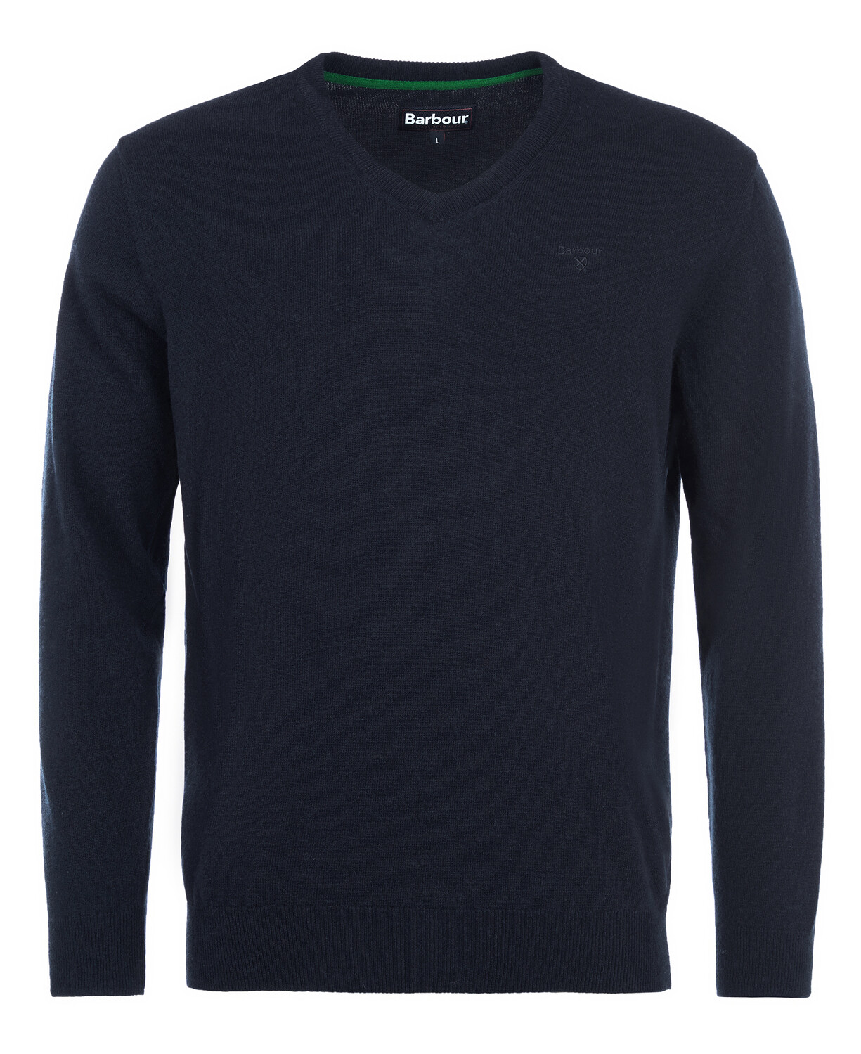 Essential Wool Seaweed V Neck Sweater