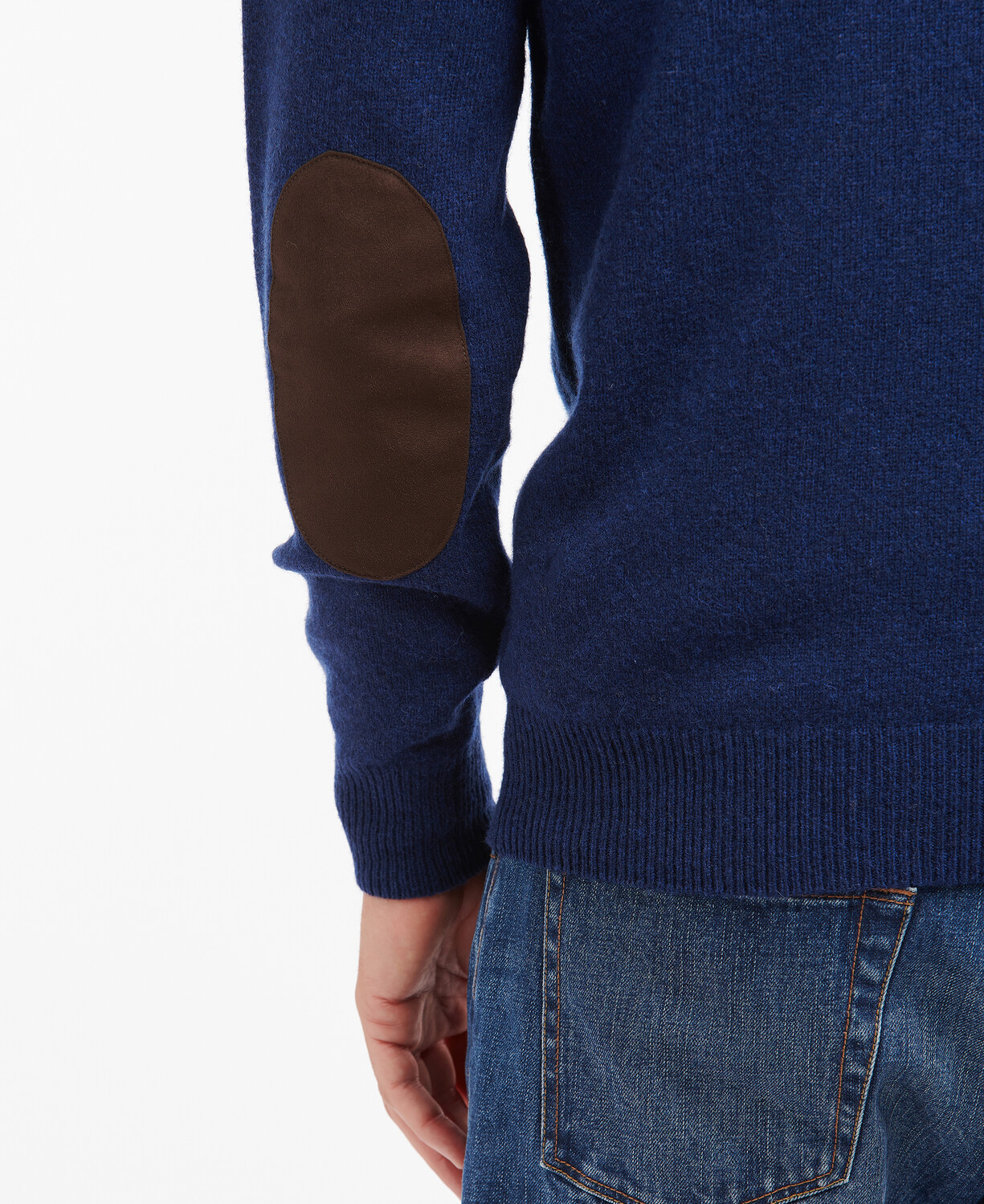 Patch Half Zip Sweater 
