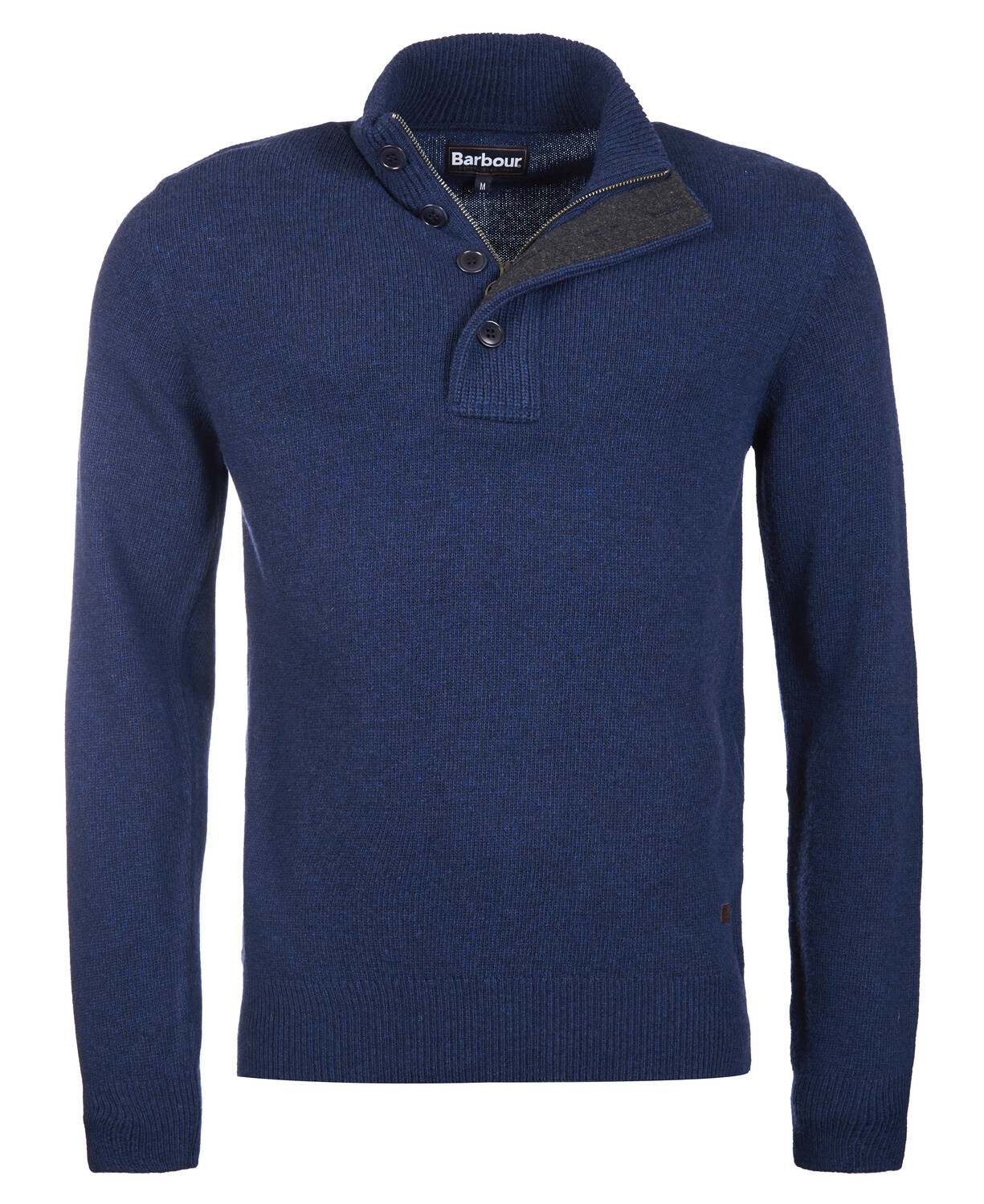 Patch Half Zip Sweater 