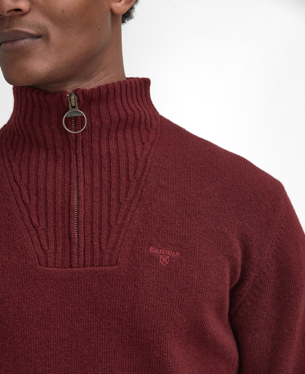 Essential Wool Half Zip Sweater