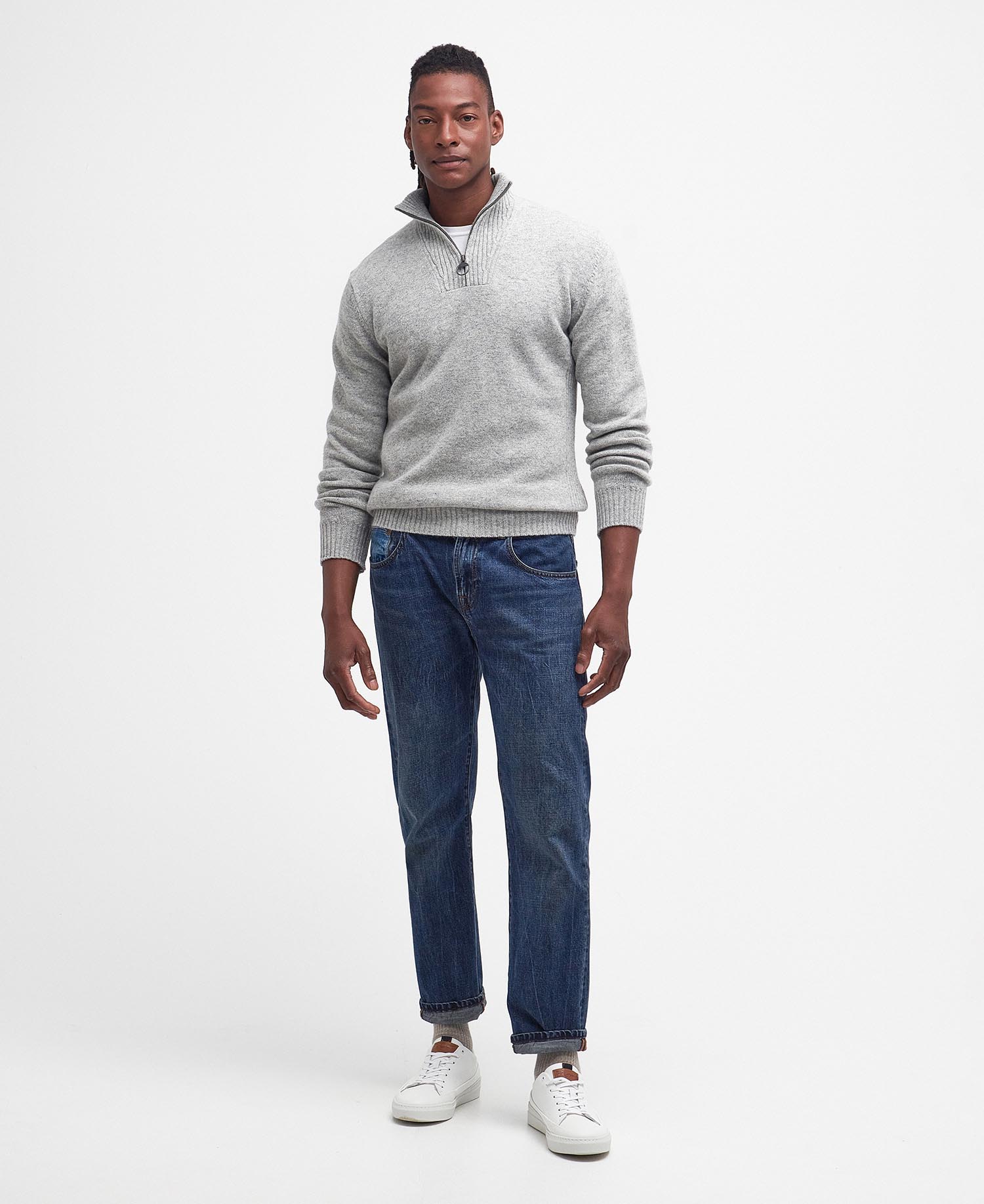 Essential Wool Half Zip Sweater