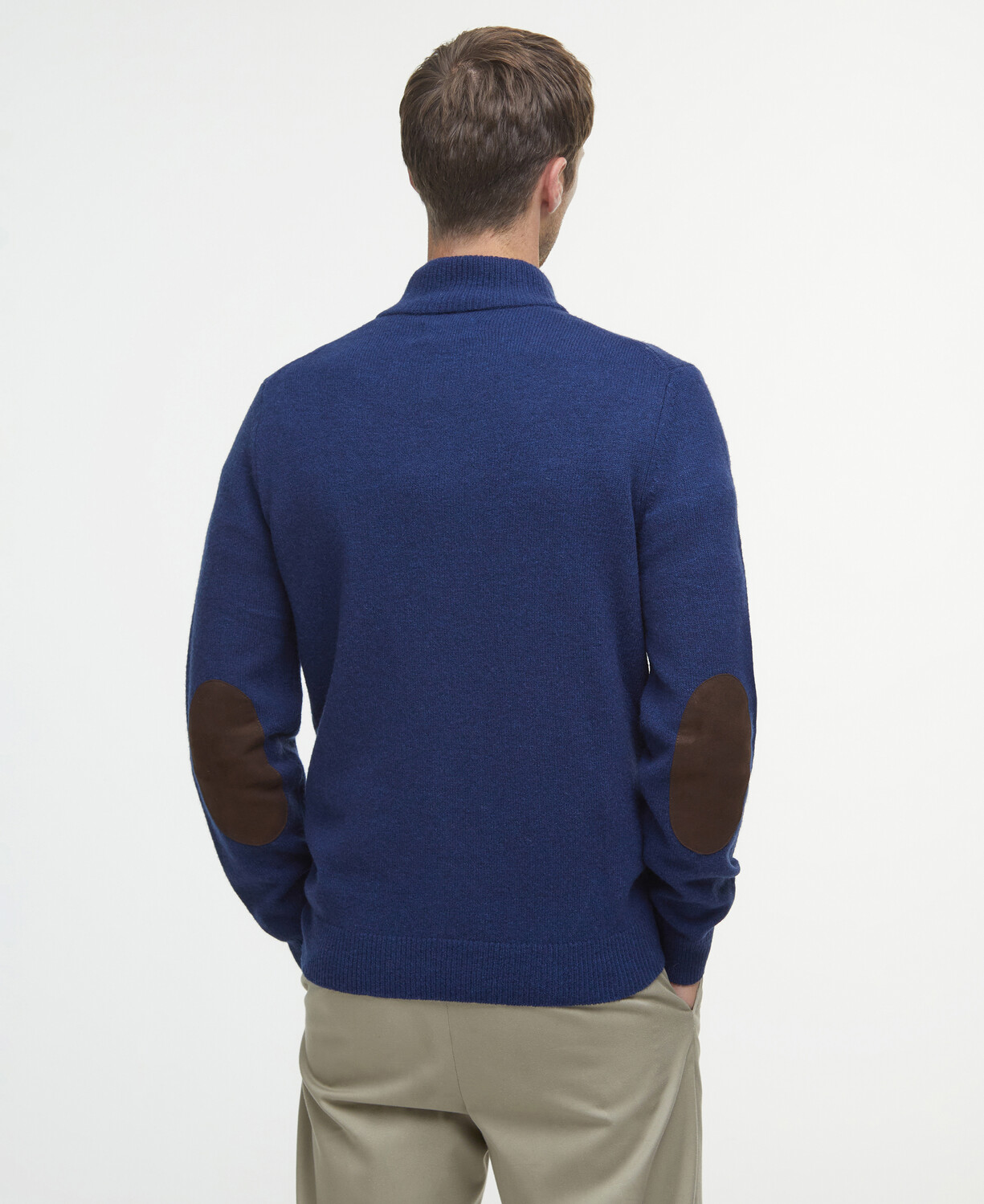 Patch Half Zip Sweater 