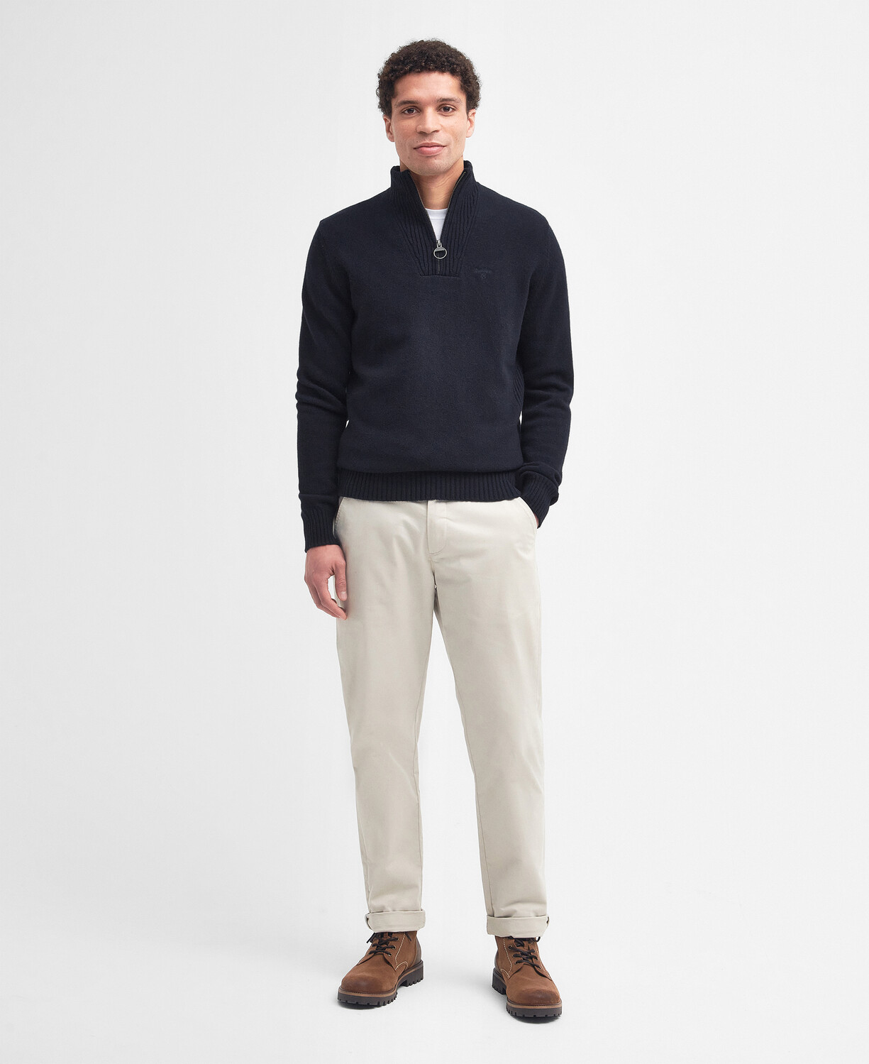 Essential Wool Half Zip Sweater