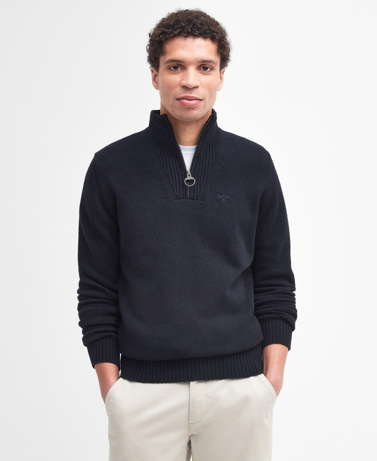 Essential Wool Half Zip Sweater