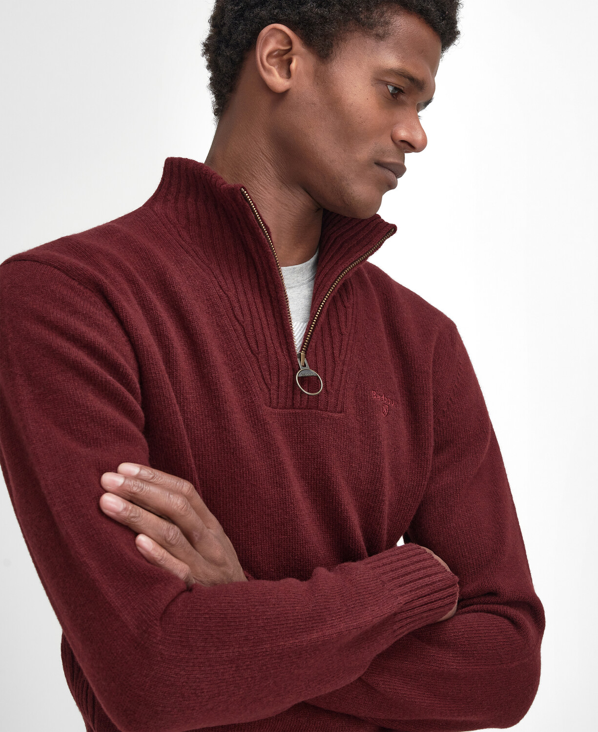 Essential Wool Half Zip Sweater