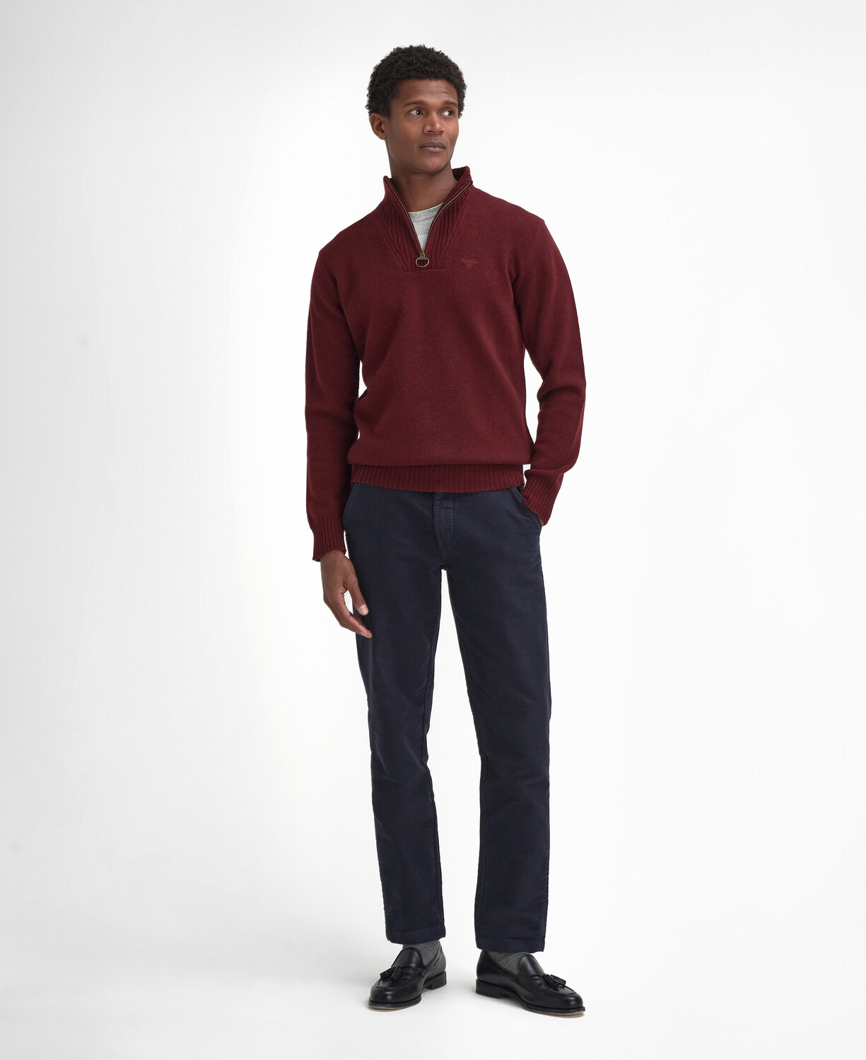 Essential Wool Half Zip Sweater
