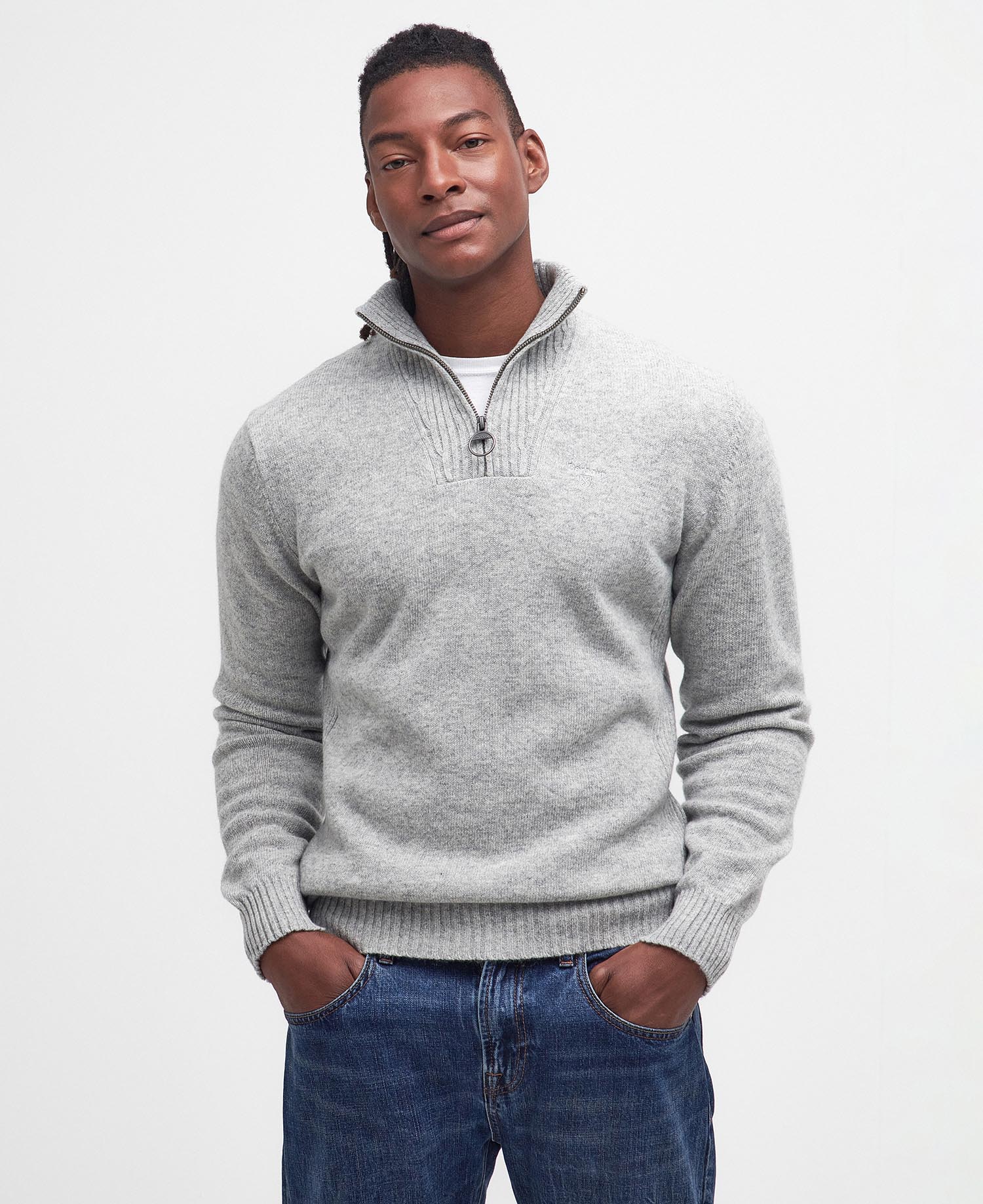 Essential Wool Half Zip Sweater