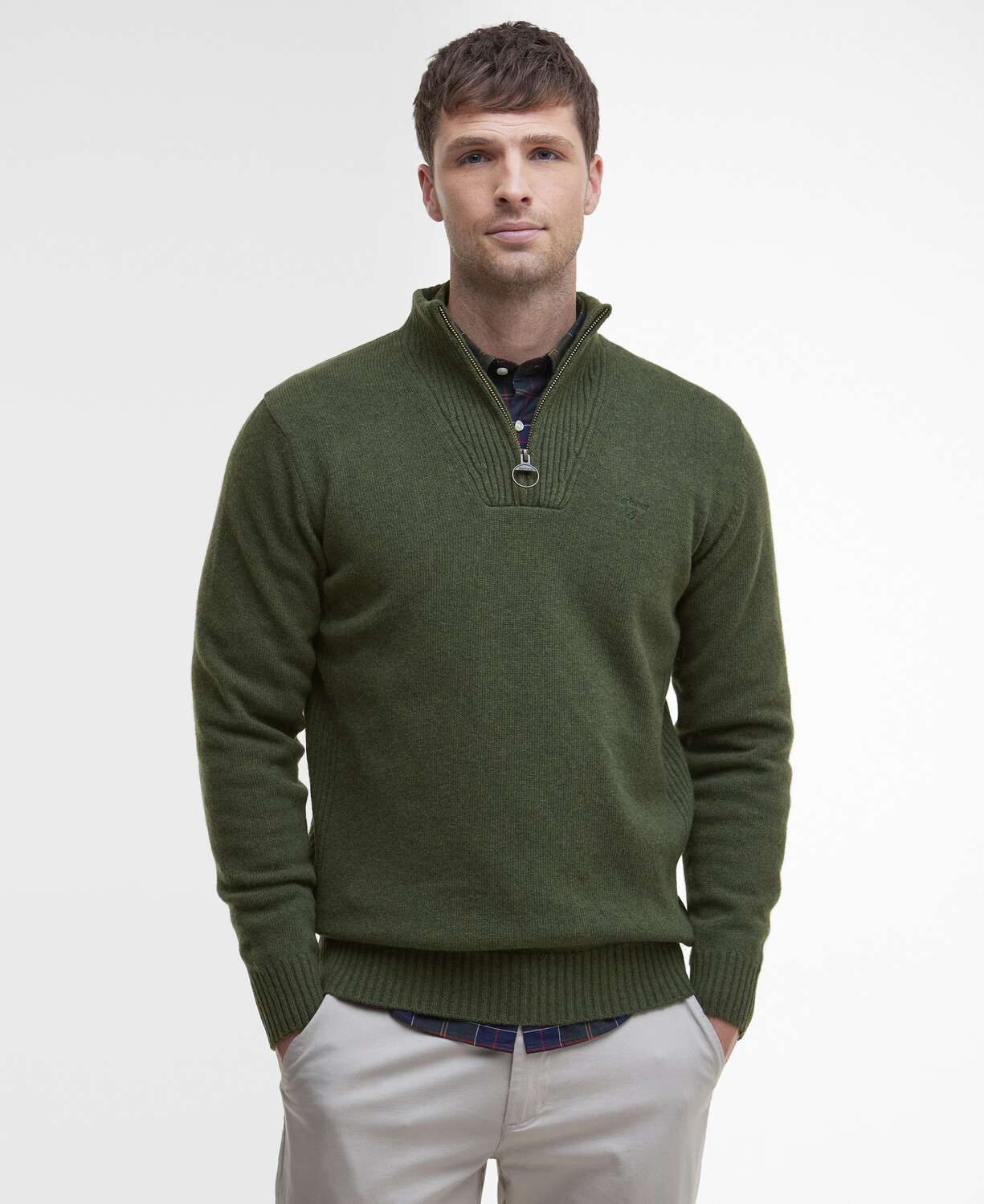 Essential Wool Half Zip Sweater