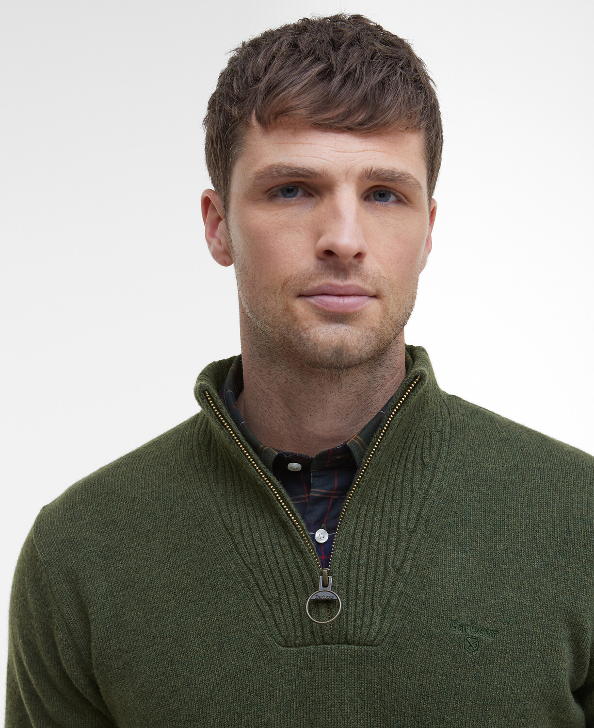 Essential Wool Half Zip Sweater