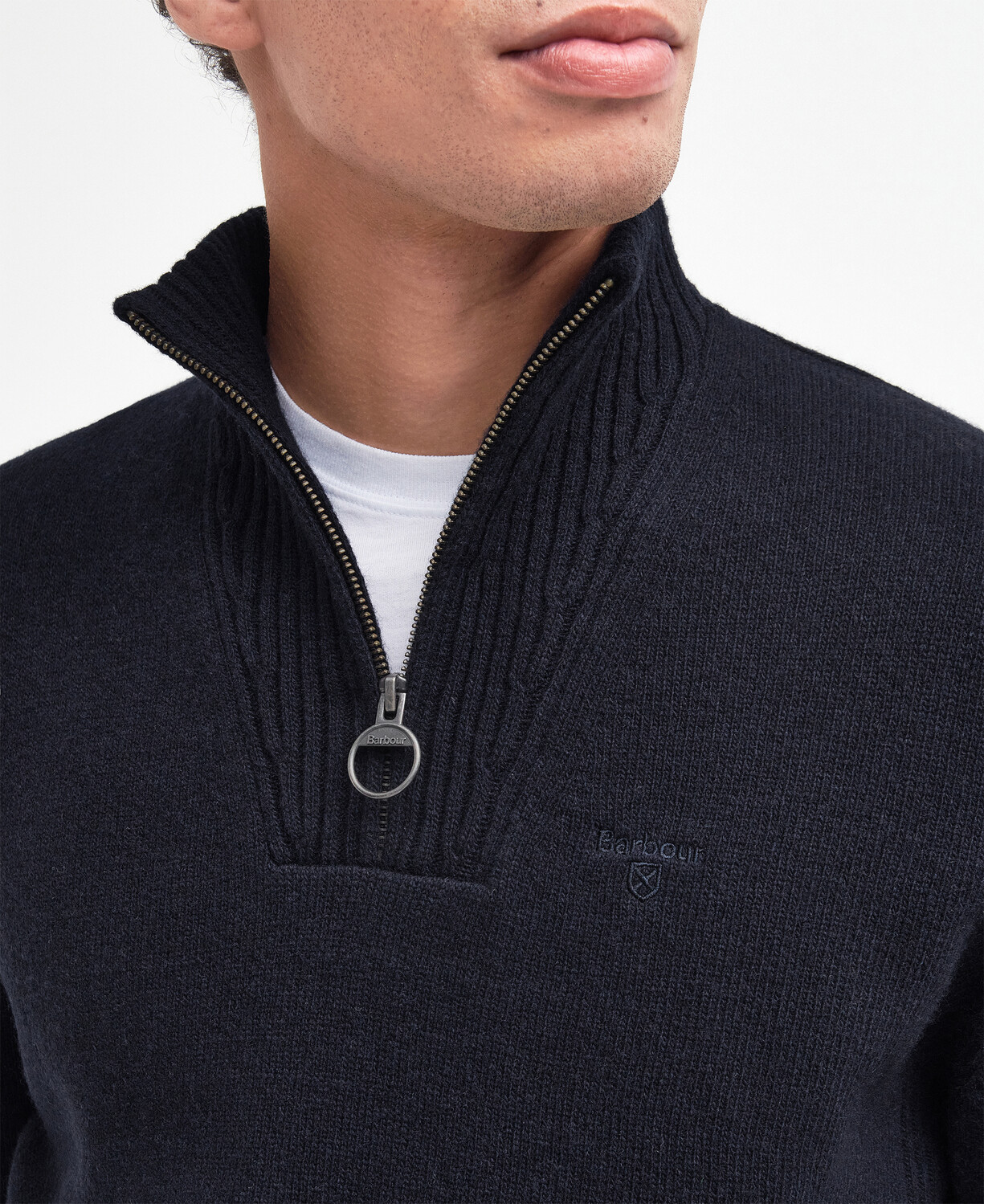 Essential Wool Half Zip Sweater