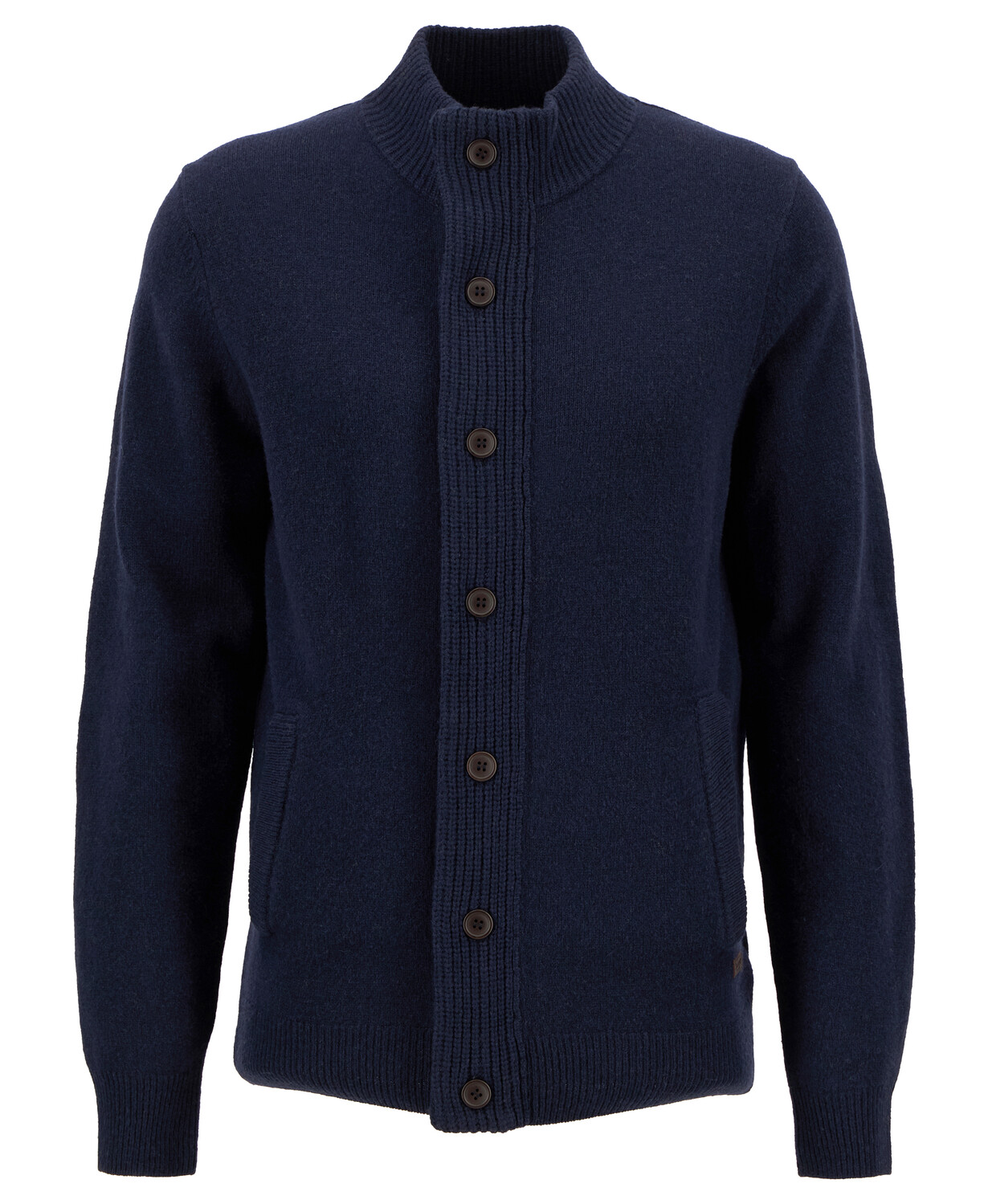 Essential Elbow Patch Zip Through Sweater