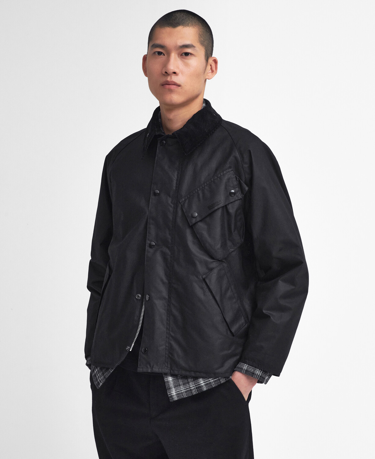  Campera Barbour International A7 Pacemaster Wax 