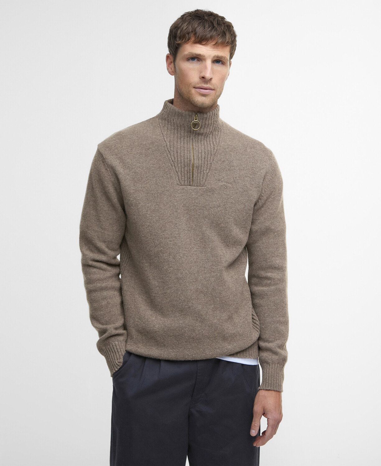 Essential Wool Half Zip Sweater