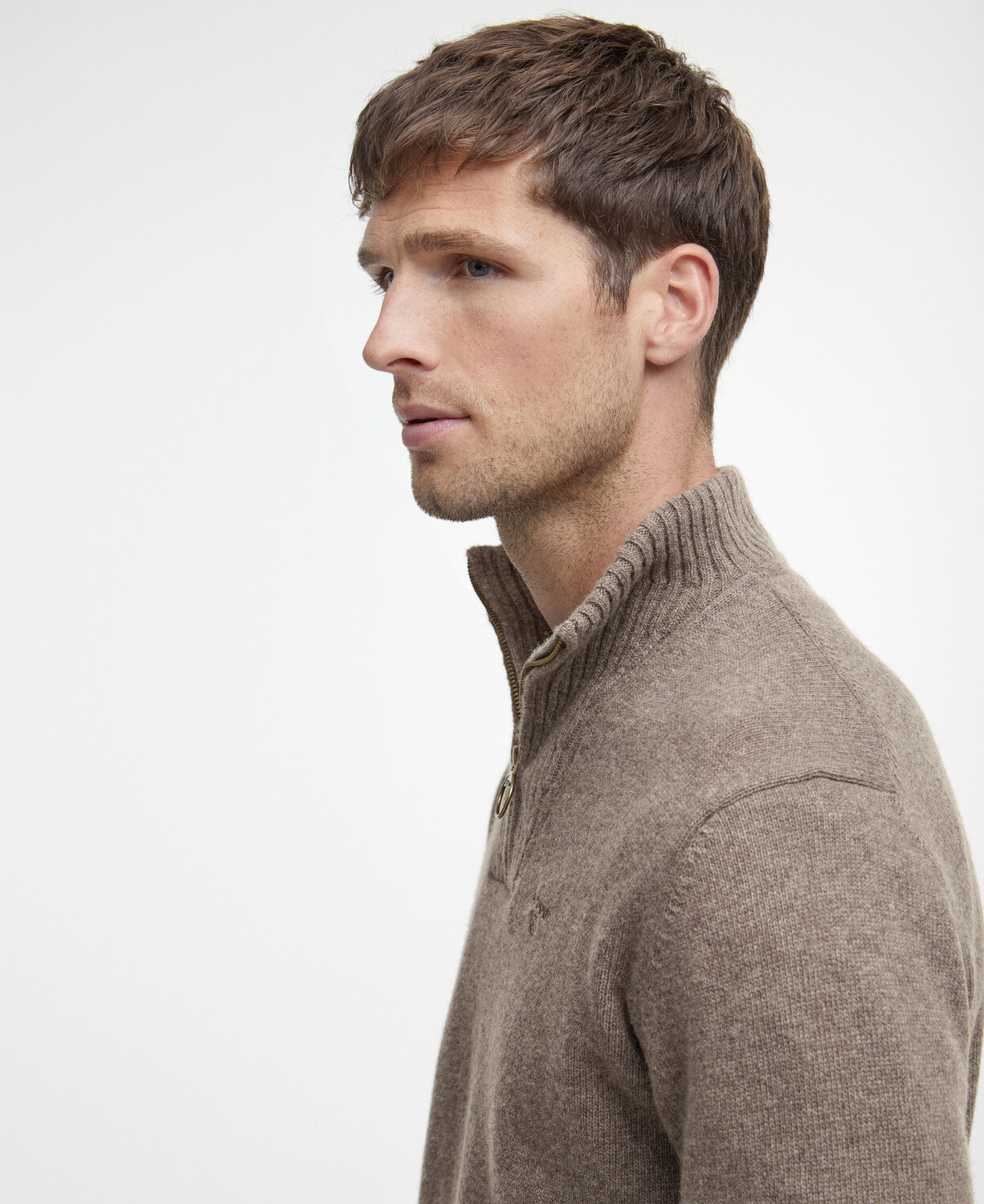 Essential Wool Half Zip Sweater