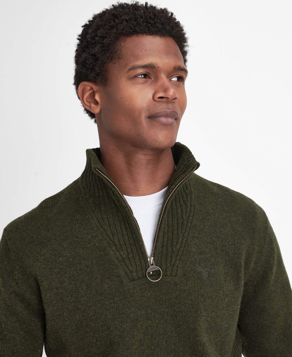 Essential Wool Half Zip Sweater