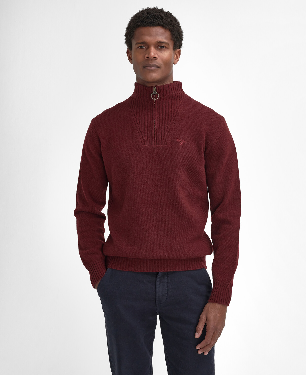 Essential Wool Half Zip Sweater