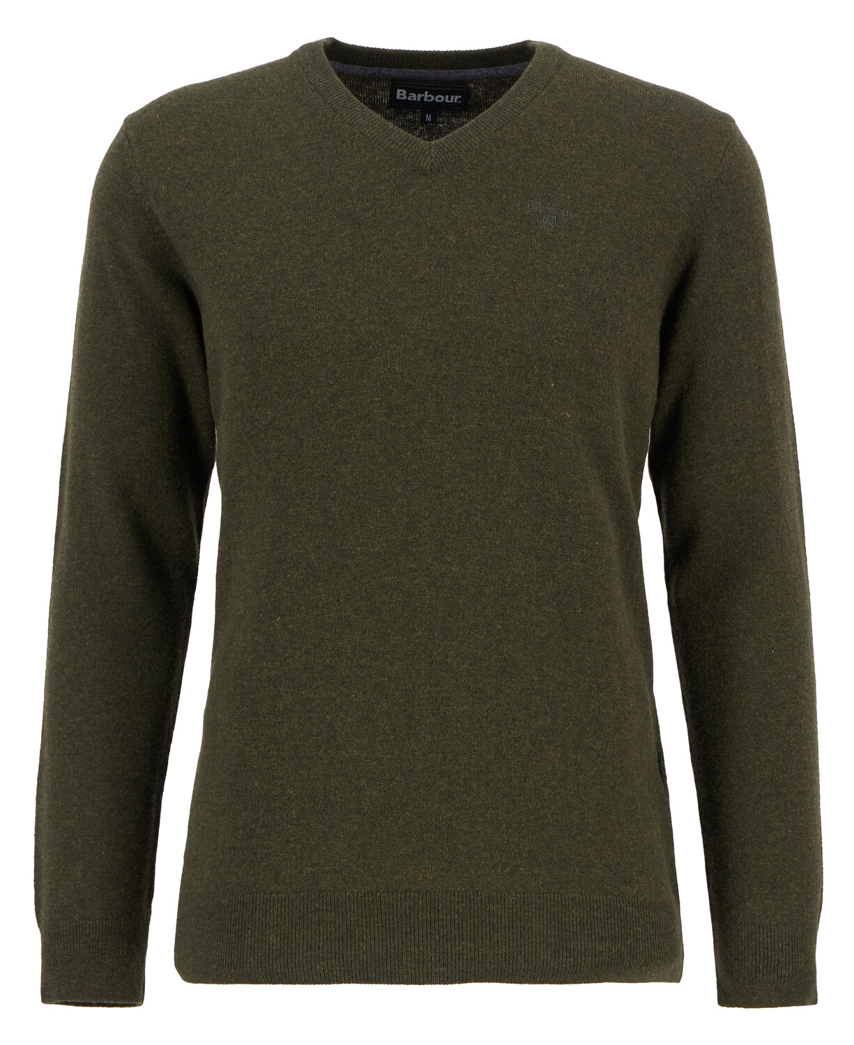 Essential Wool Seaweed V Neck Sweater