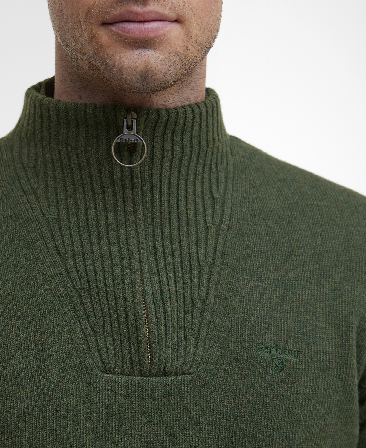 Essential Wool Half Zip Sweater